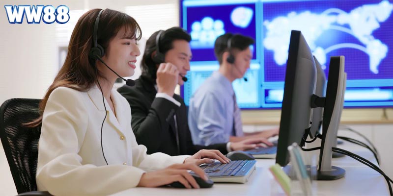 Hình thức kết nối với đội ngũ hỗ trợ tại nhà cái