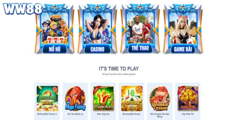 Thương hiệu có kho game đa dạng với nhiều thể loại hấp dẫn